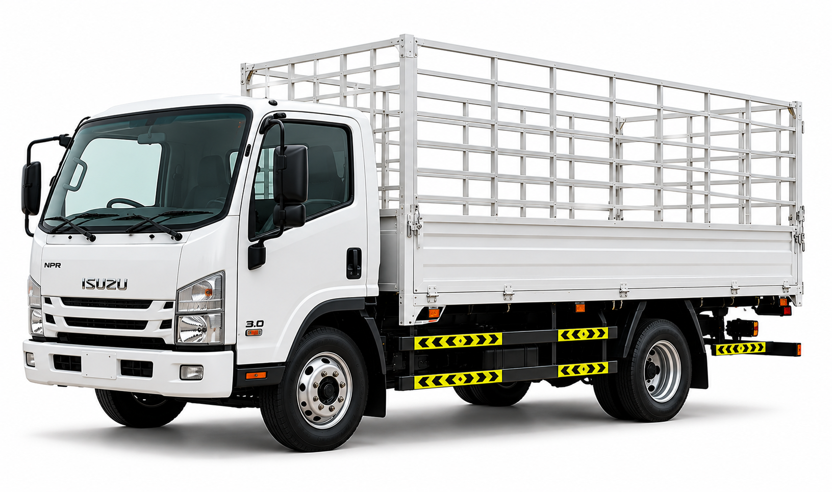 3-ton open truck with high side rails
