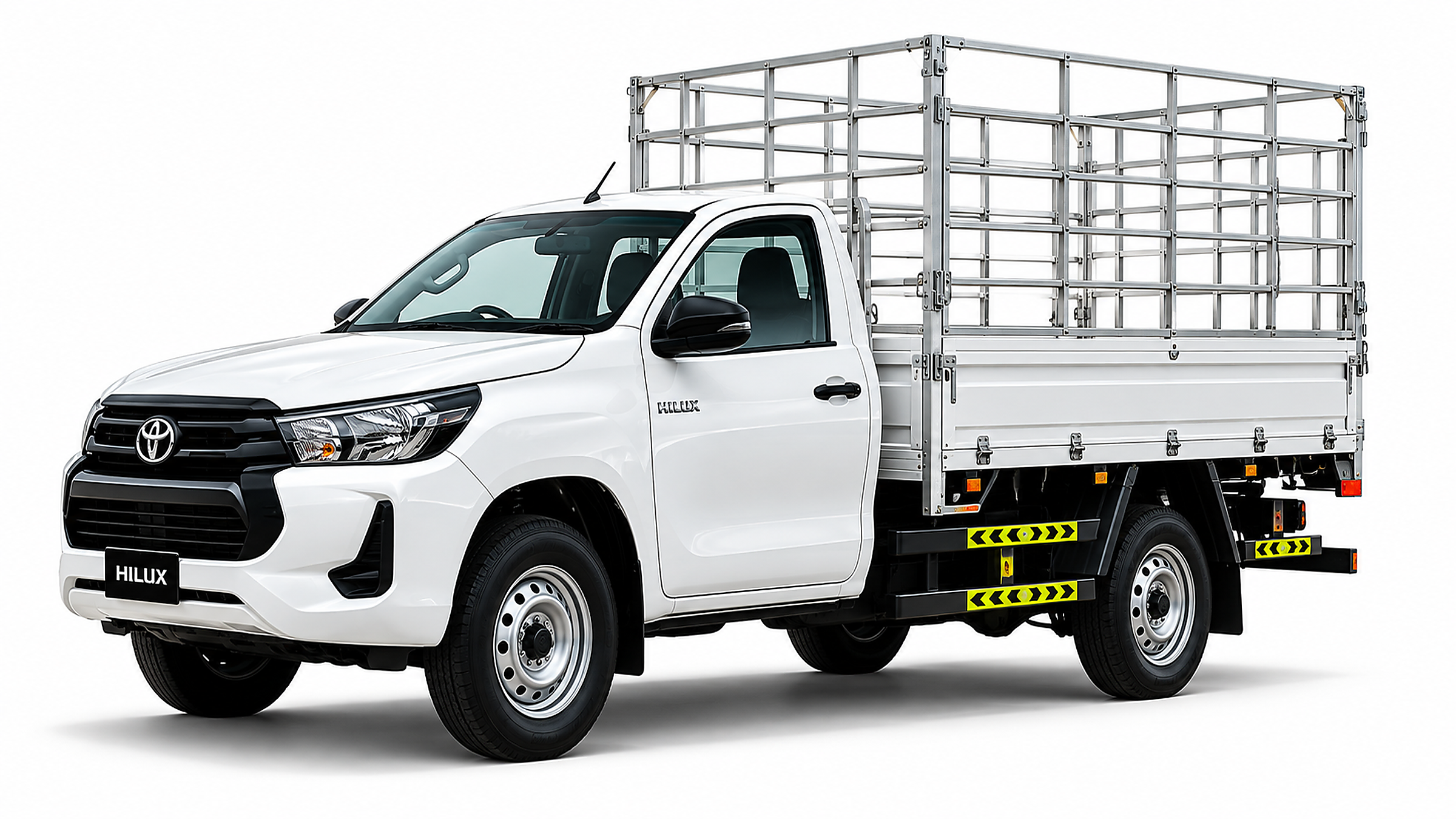 1.5-ton pickup with a caged cargo bed